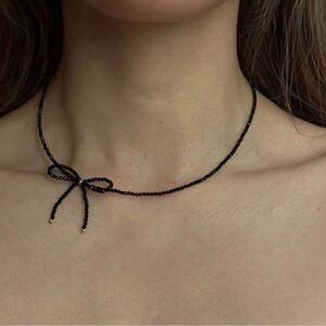 Boho bow necklace N1052